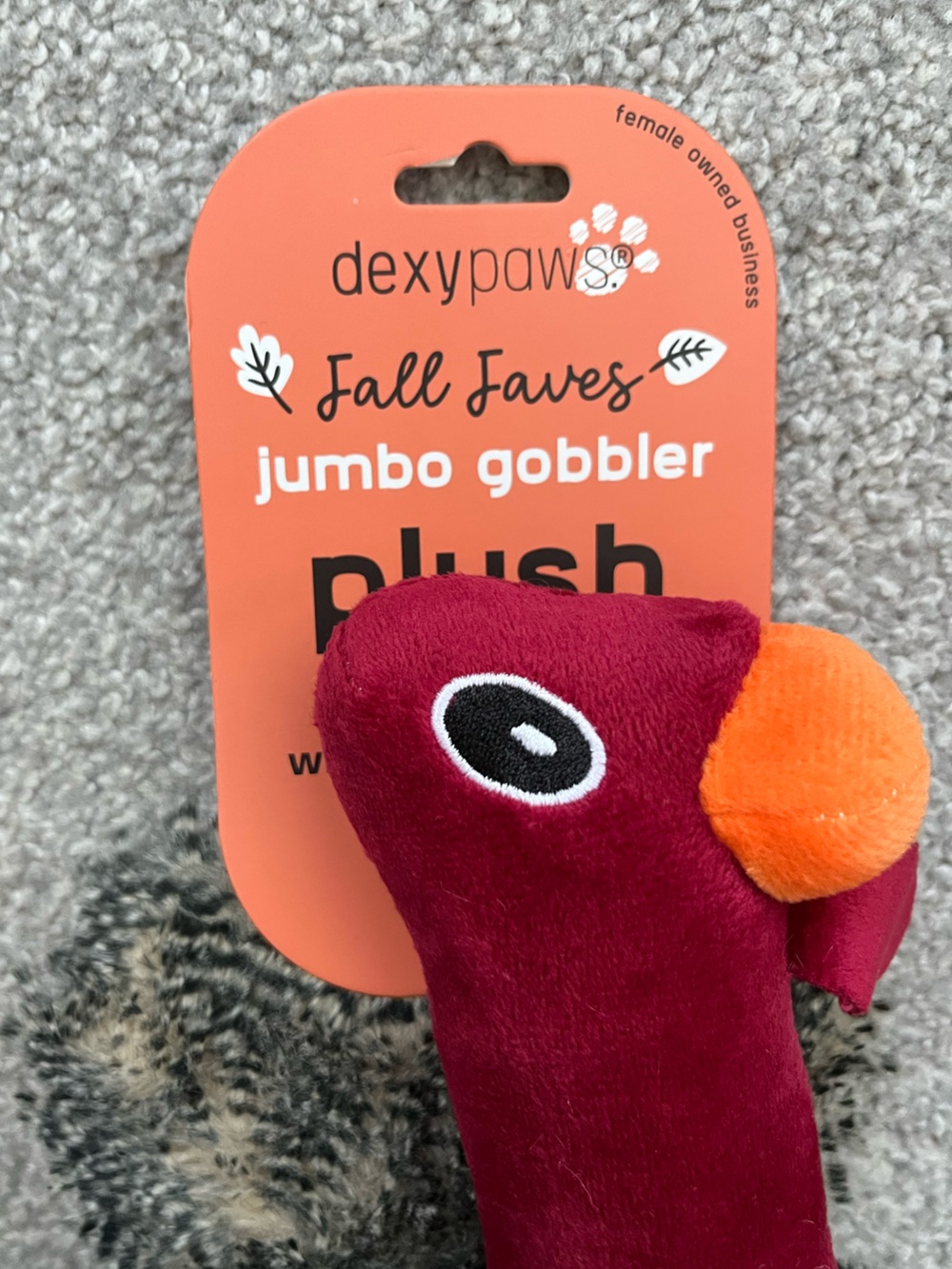 NWT Dog Toy Thanksgiving Bundle. Dog Scarecrow, Turkey Animal & Turkey “Cooked” - Picture 6 of 14